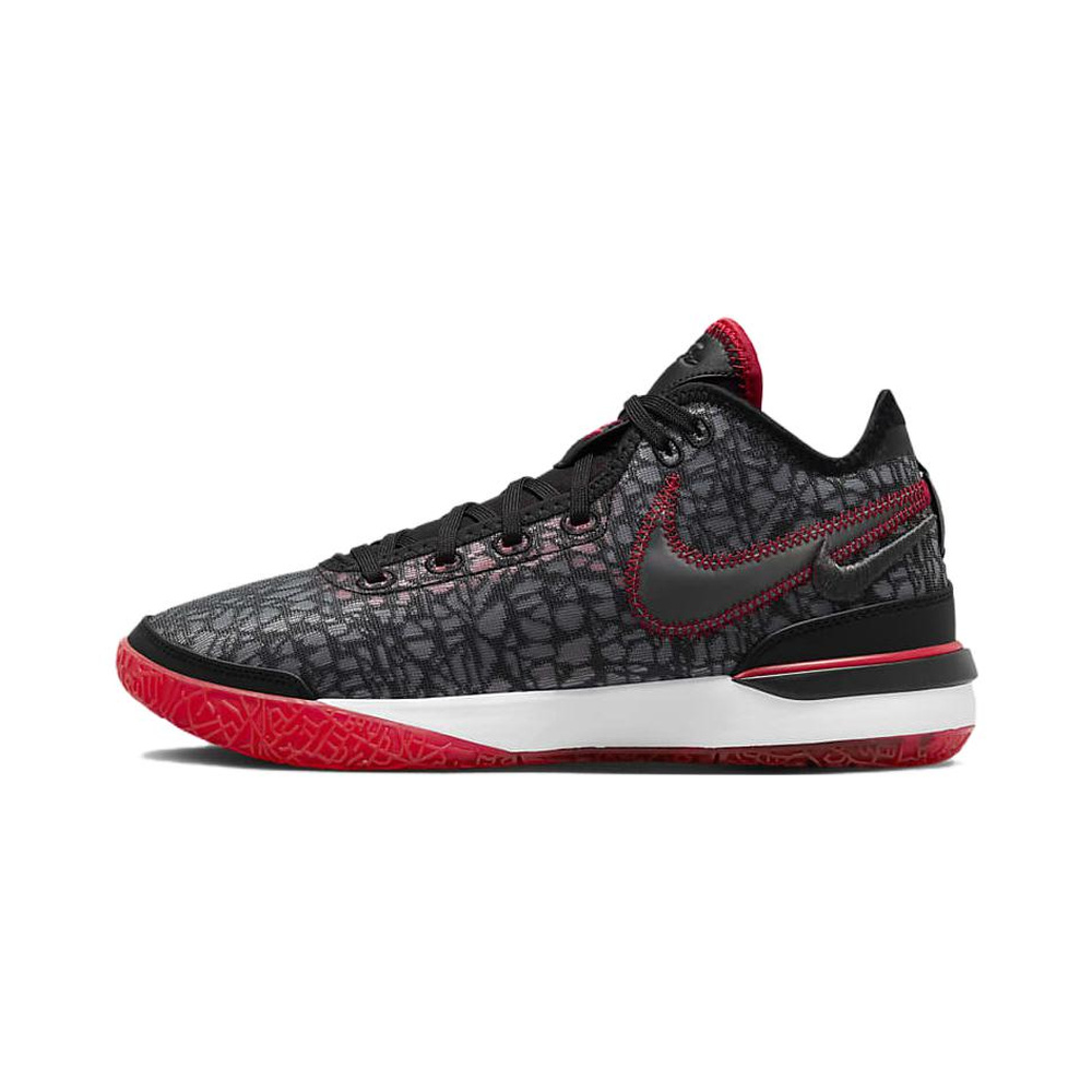 Black / Hyper Crimson / White / Chrome