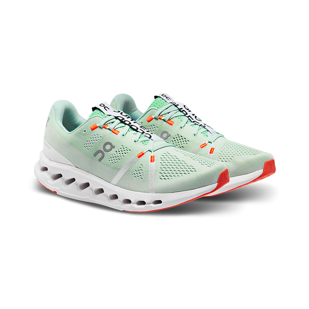 On Cloudsurfer 'White Green' Мужские