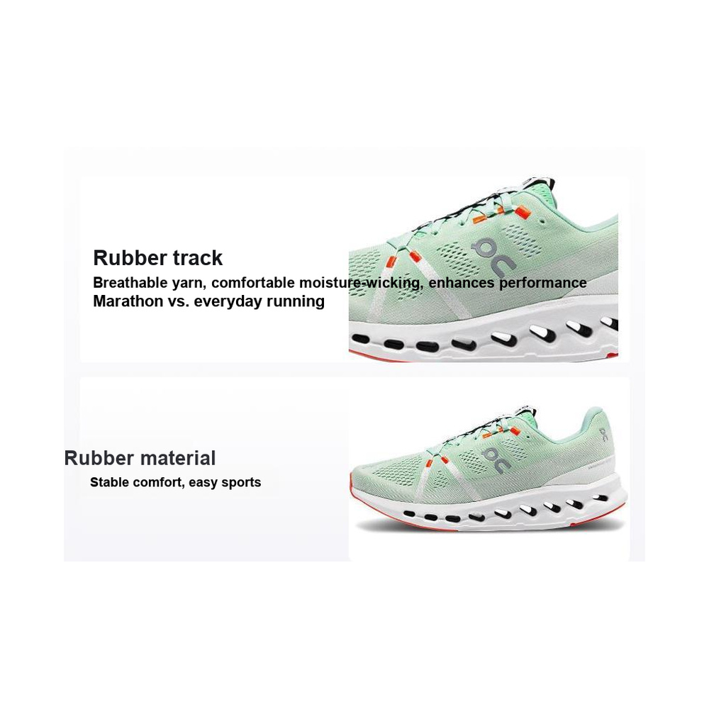 On Cloudsurfer 'White Green' Мужские