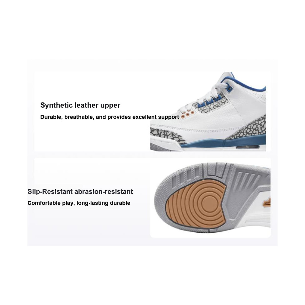 Air Jordan 3 'Summit White / Black / Pure Platinum' Мужские