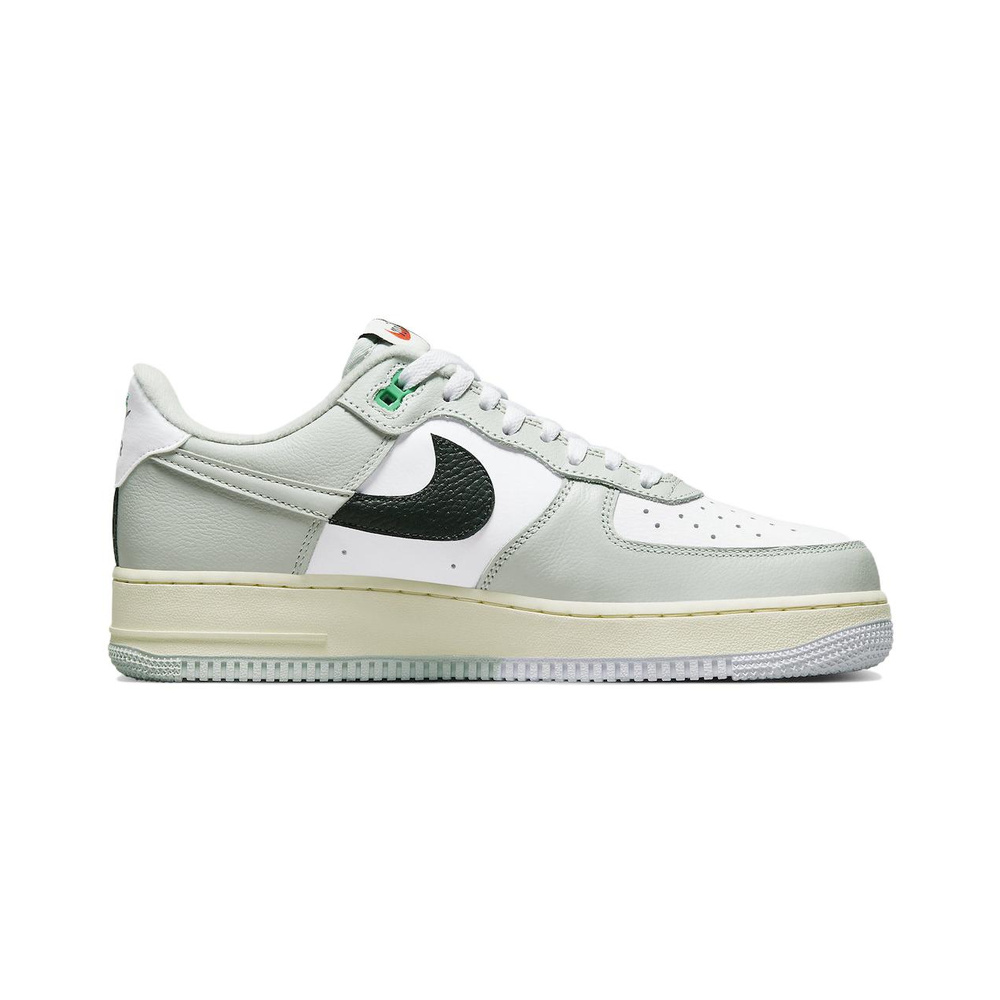 Nike Air Force 1 'Black / Smoke Grey / Sunset Pulse / Metallic Silver' Мужские