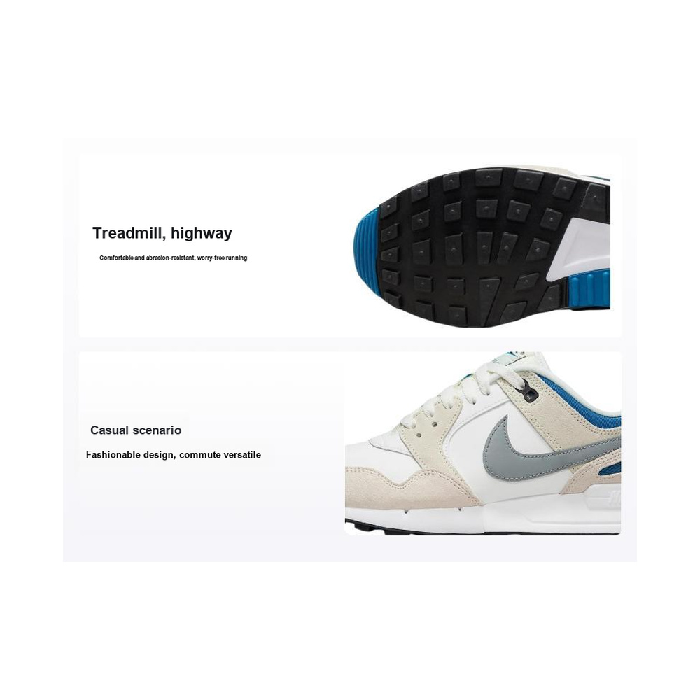 Nike Air Pegasus 89 'White / Light Silver / Gum Dark Brown / Black' Мужские