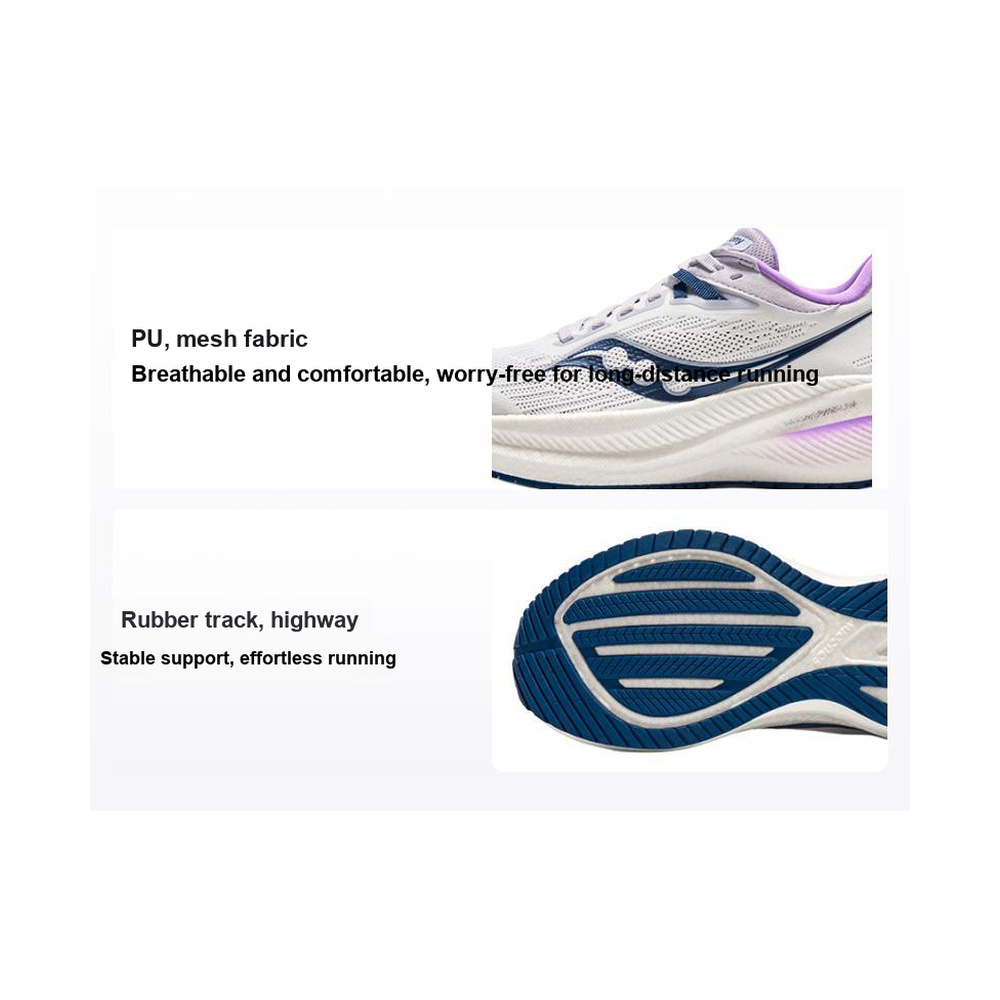 Saucony Triumph 'White Purple' Женские