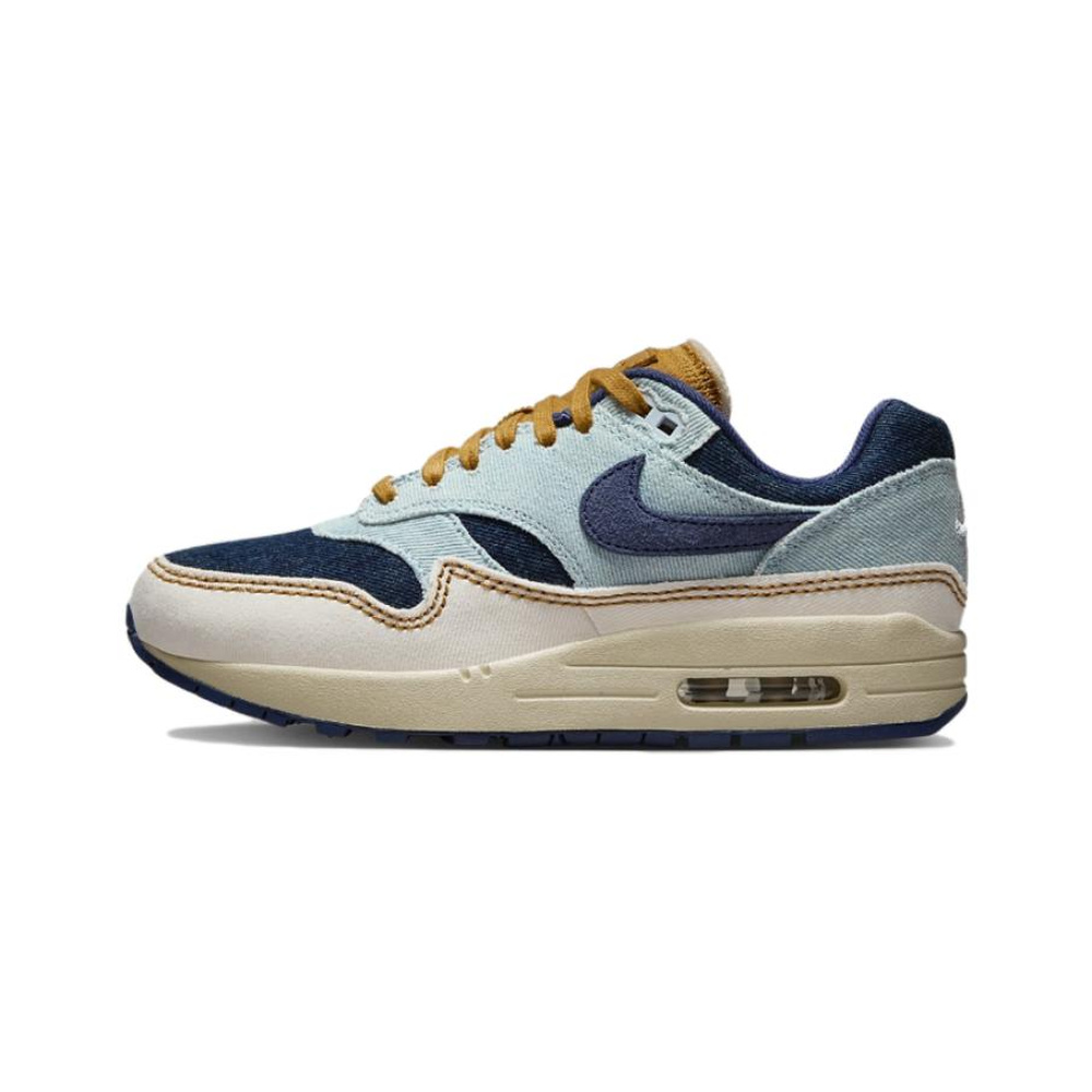 Nike Air Max 1 'Light Photo Blue / Hydrogen Blue / Metallic Silver' Женские