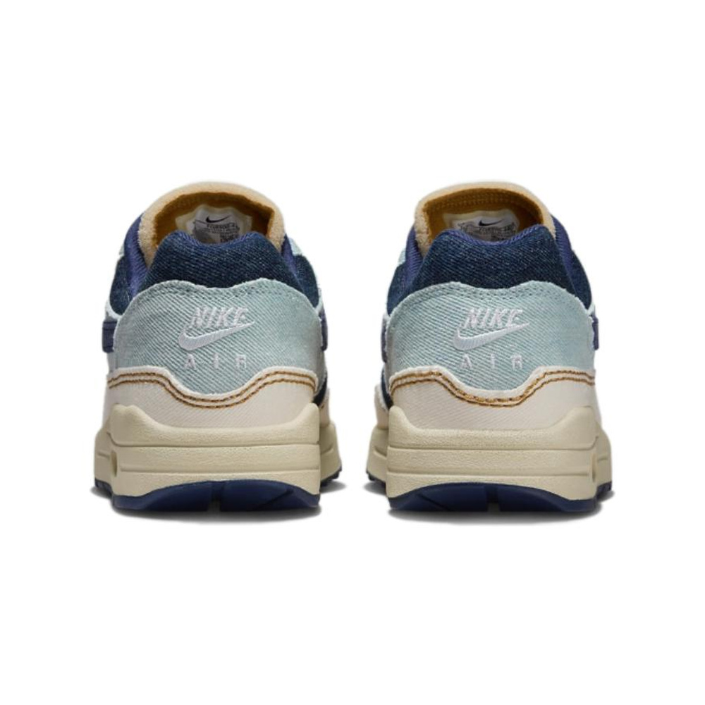 Nike Air Max 1 'Light Photo Blue / Hydrogen Blue / Metallic Silver' Женские