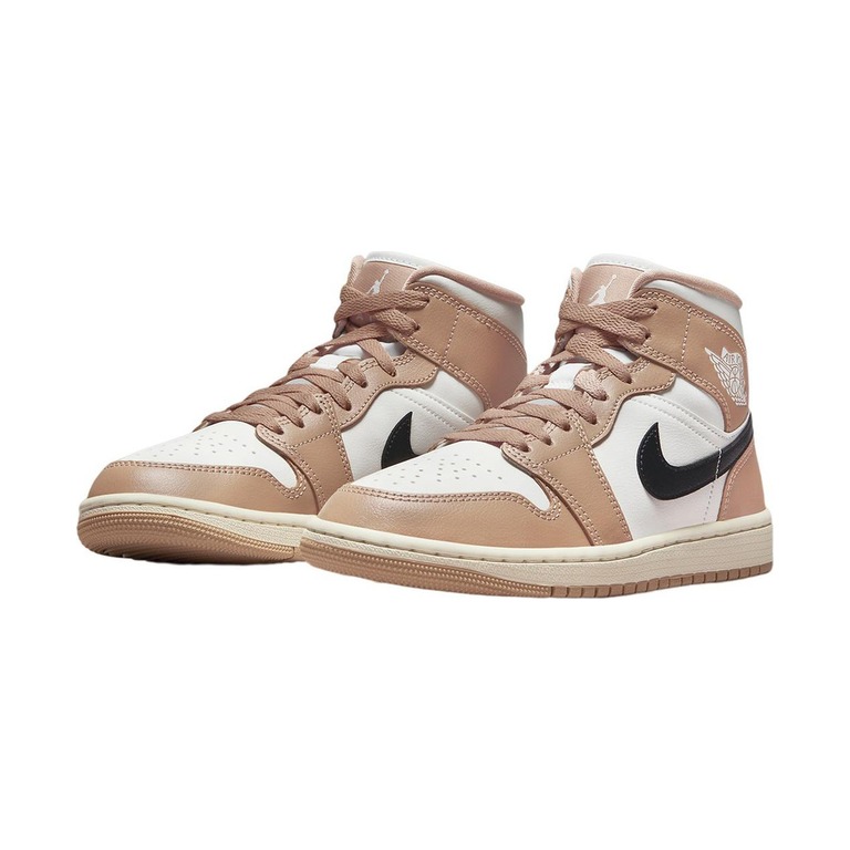 Air Jordan 1 Mid 'Sail / Coconut Milk / Anthracite' Женские