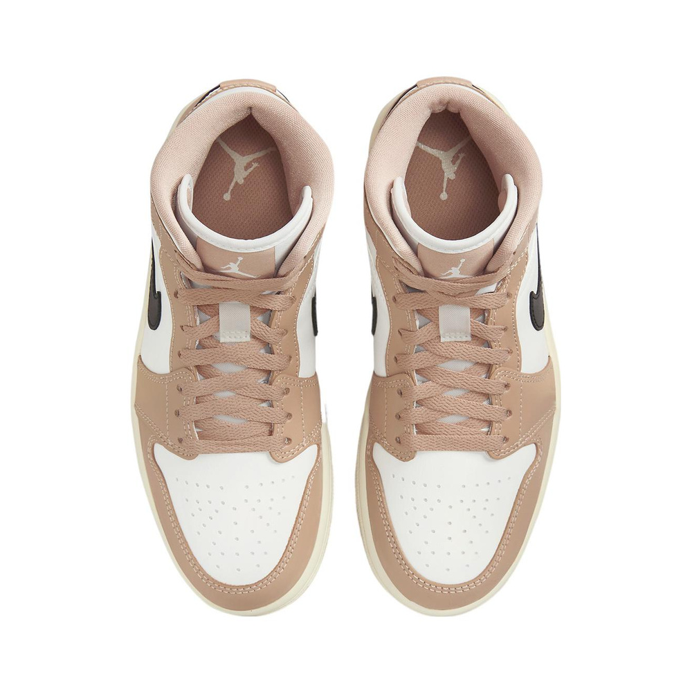 Air Jordan 1 Mid 'Sail / Coconut Milk / Anthracite' Женские