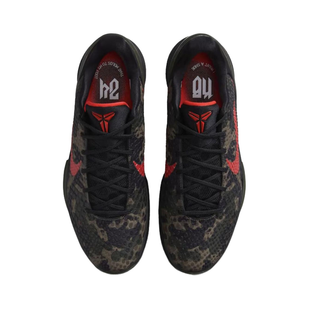 Nike Kd 6 'Black / Hyper Crimson / White / Chrome' Мужские