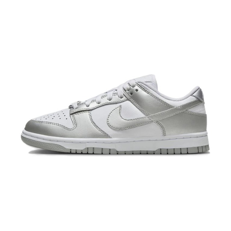 Nike Dunk 'White / Blue Joy / Metallic Silver' Женские