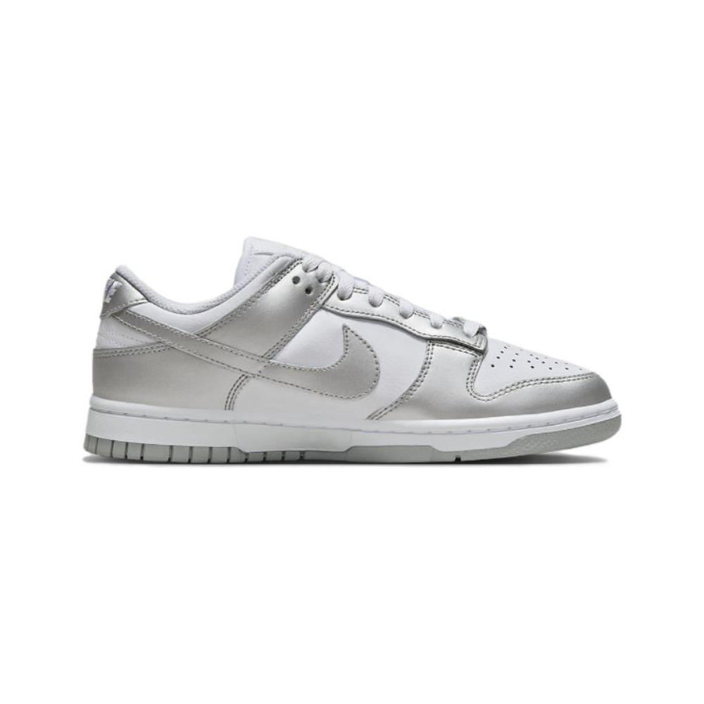Nike Dunk 'White / Blue Joy / Metallic Silver' Женские