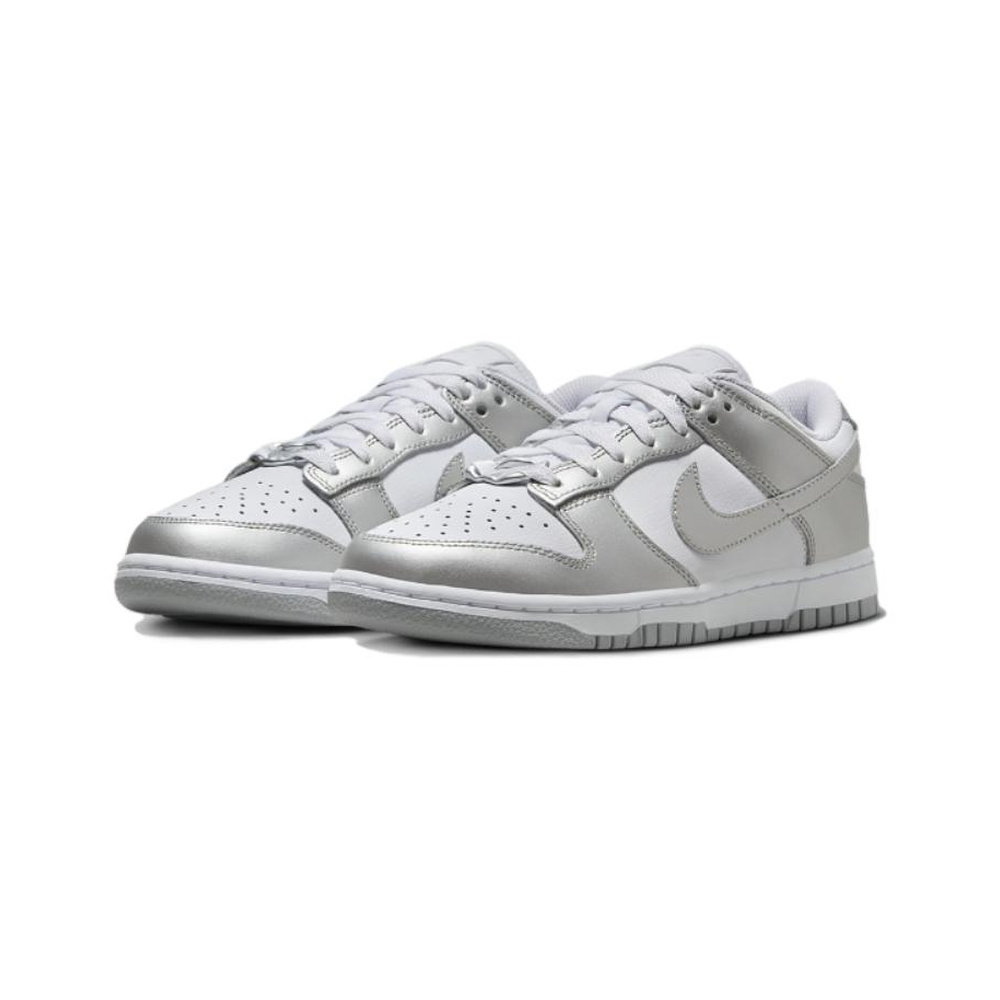 Nike Dunk 'White / Blue Joy / Metallic Silver' Женские