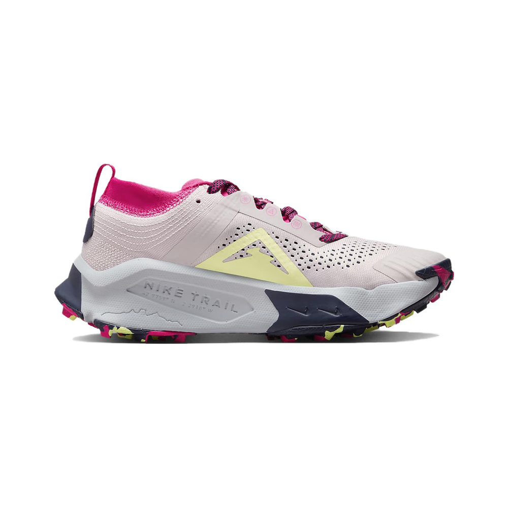 Nike Zoomx Zegama Trail 'White / Photon Dust / Metallic Silver / Black' Женские