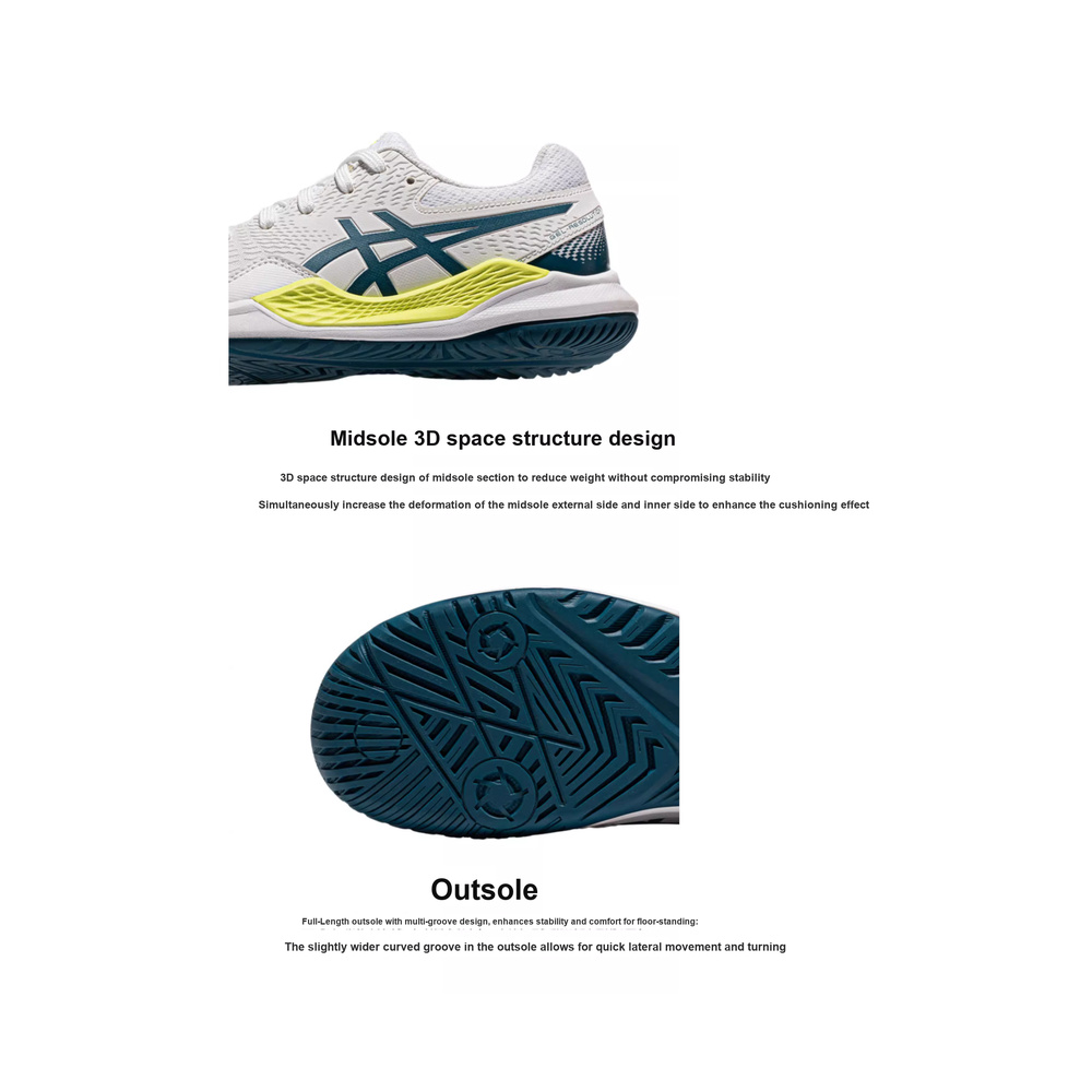 ASICS Gel-Resolution 'White Turquoise' Мужские