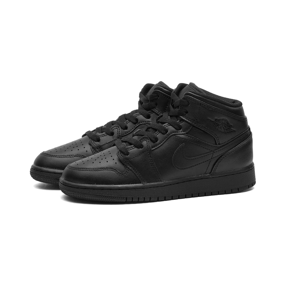 Air Jordan 1 Mid 'Black' Унисекс