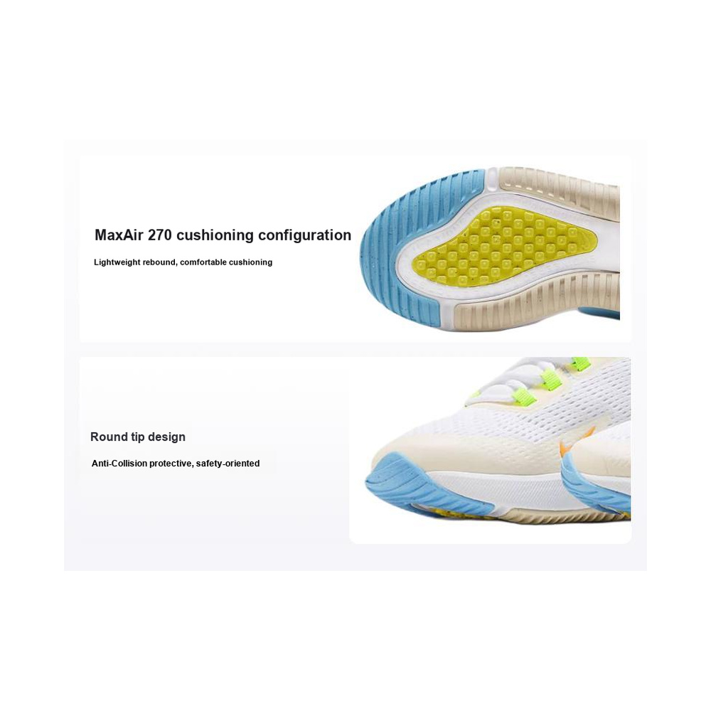Nike Air Max 270 'Off White / Barely Green / Malachite / Metallic Silver' Унисекс