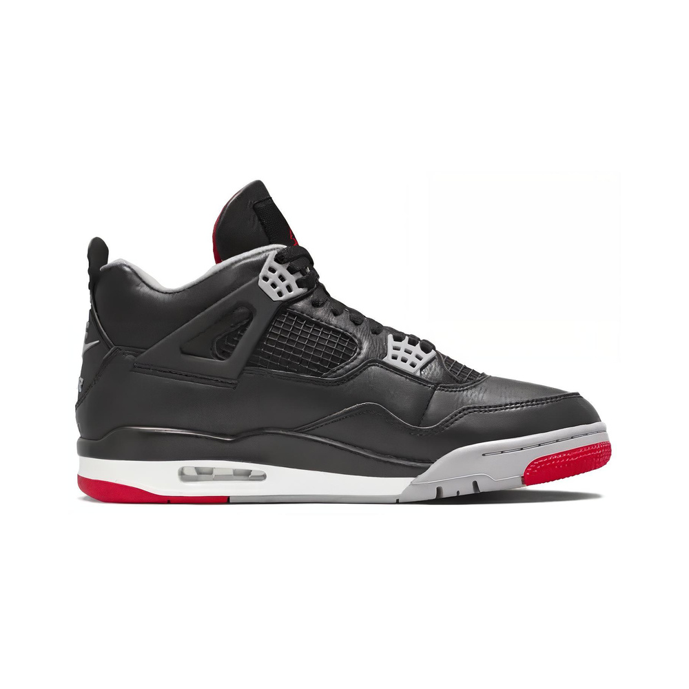 Air Jordan 4 'Black / Cool Grey / White / Metallic Silver' Мужские
