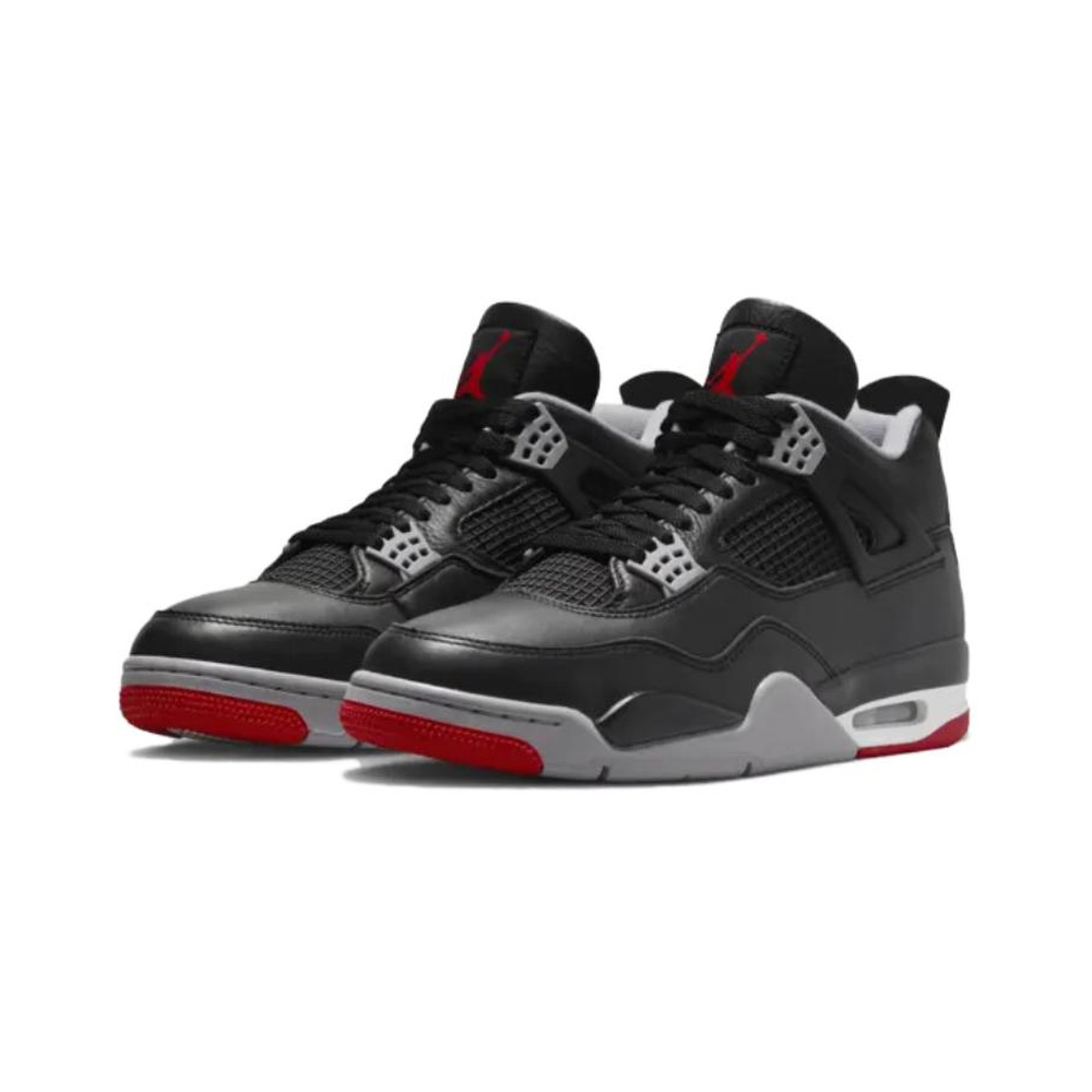 Air Jordan 4 'Black / Cool Grey / White / Metallic Silver' Мужские