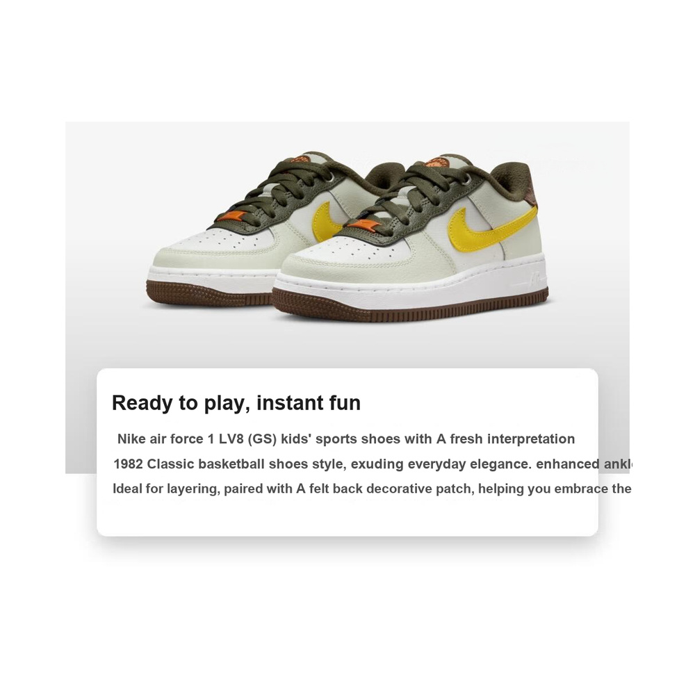 Nike Air Force 1 'Sail / Coconut Milk / Anthracite' Унисекс