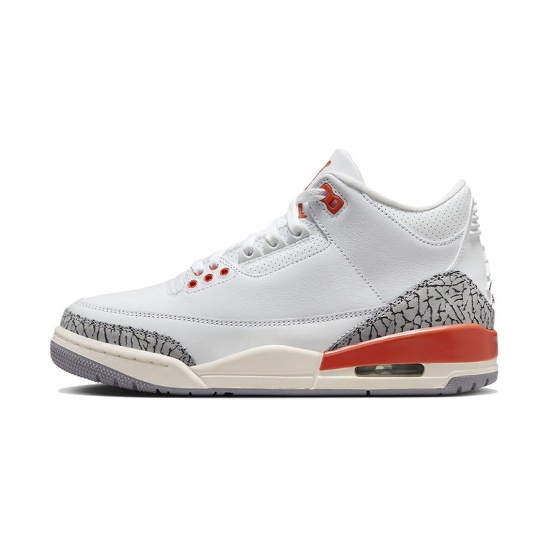Air Jordan 3 'White / Metallic Silver / Midnight Navy / Hydrogen Blue' Женские