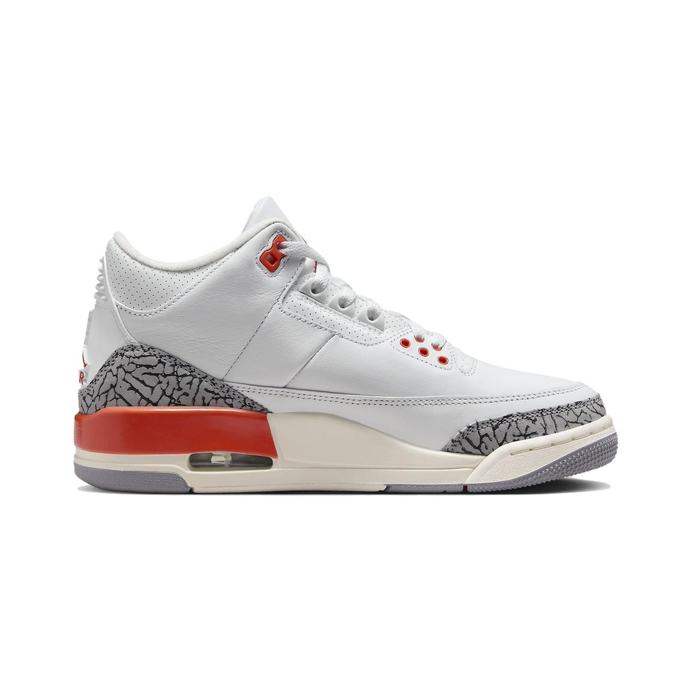 Air Jordan 3 'White / Metallic Silver / Midnight Navy / Hydrogen Blue' Женские