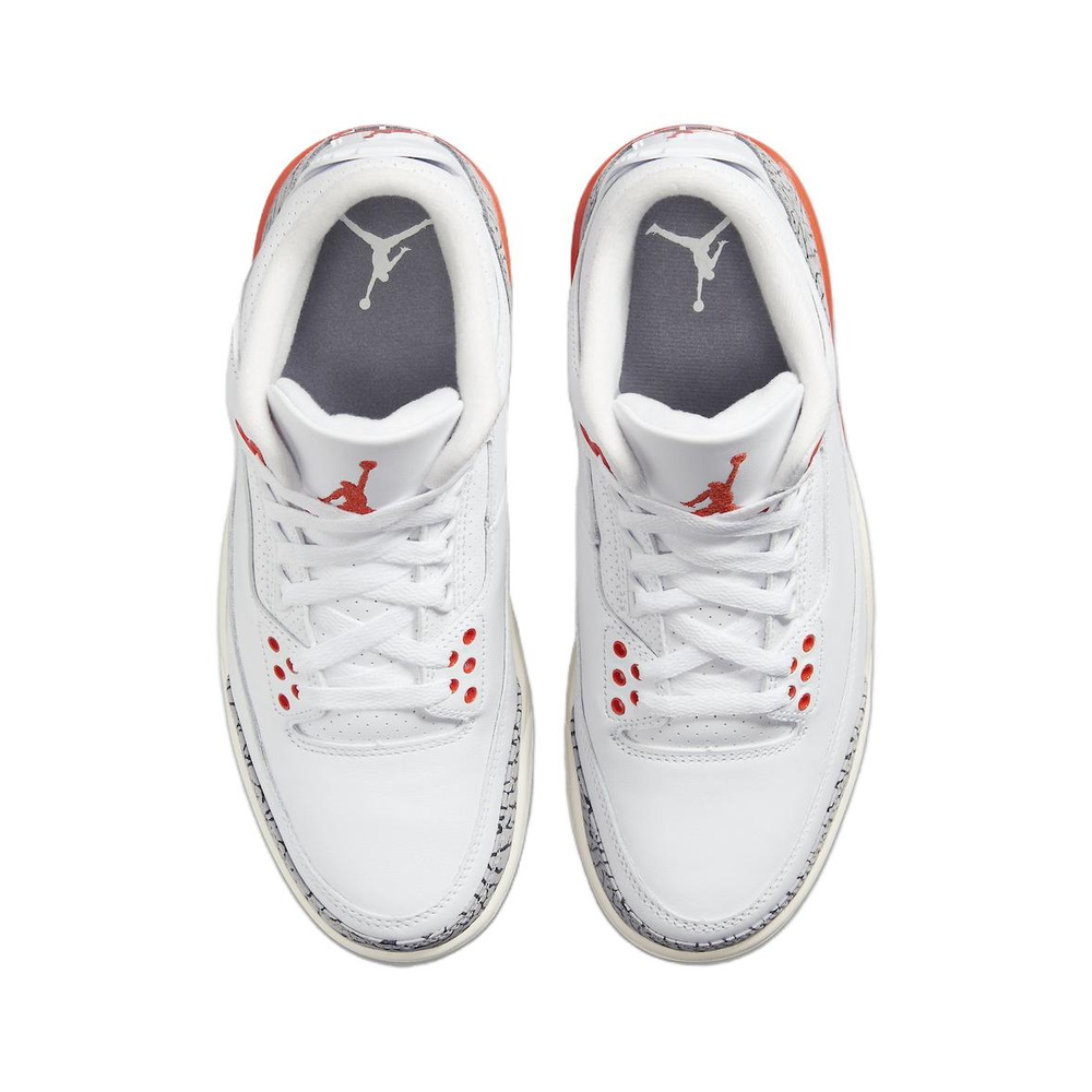 Air Jordan 3 'White / Metallic Silver / Midnight Navy / Hydrogen Blue' Женские