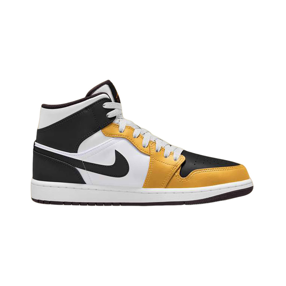 Air Jordan 1 Mid 'Black / White / University Red' Мужские