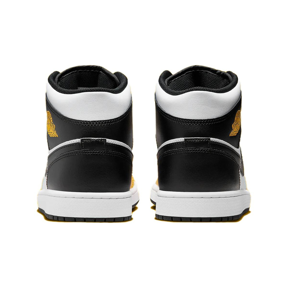 Air Jordan 1 Mid 'Black / White / University Red' Мужские