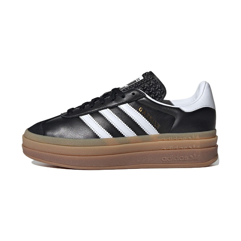 Adidas Gazelle 'Core Black / Cloud White / Gold' Женские