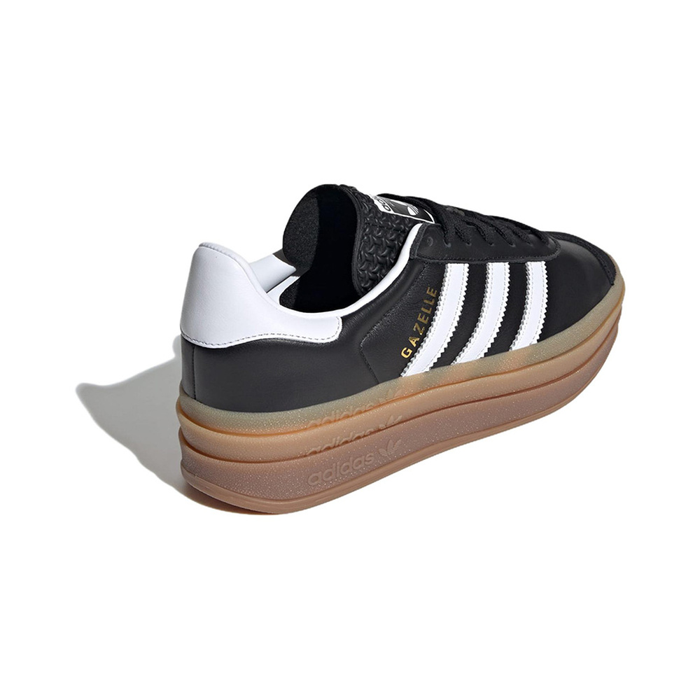 Adidas Gazelle 'Core Black / Cloud White / Gold' Женские