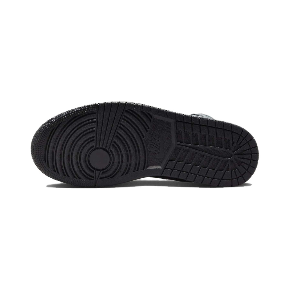 Air Jordan 1 Mid 'Black / Dark Smoke Grey' Женские