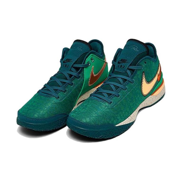 Nike Lebron Nxxt Gen 'Obsidian / Lime Blast / Polar / Pink Foam' Мужские