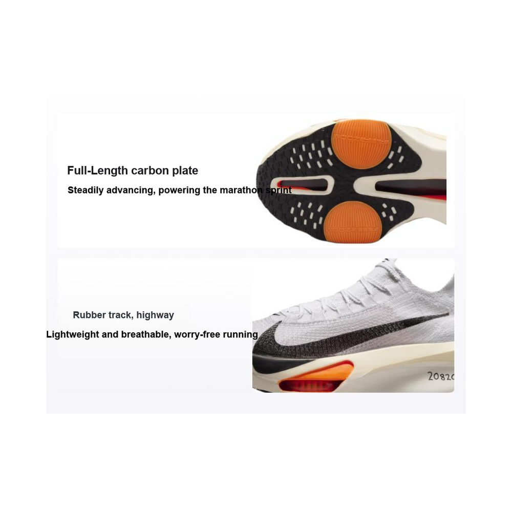 Nike Alphafly 3 'White / Team Crimson / Metallic Silver / Black' Мужские