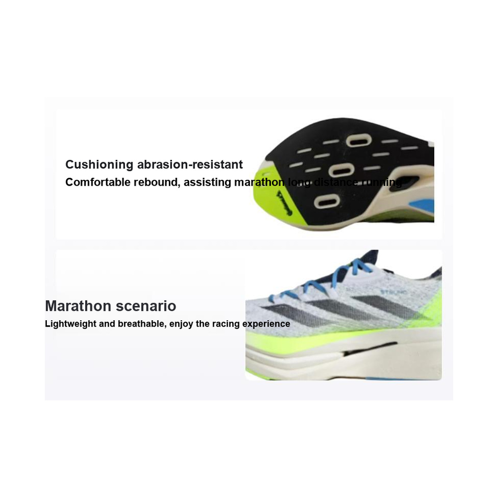 Adidas Adizero Prime X 2 'Black White Green' Мужские