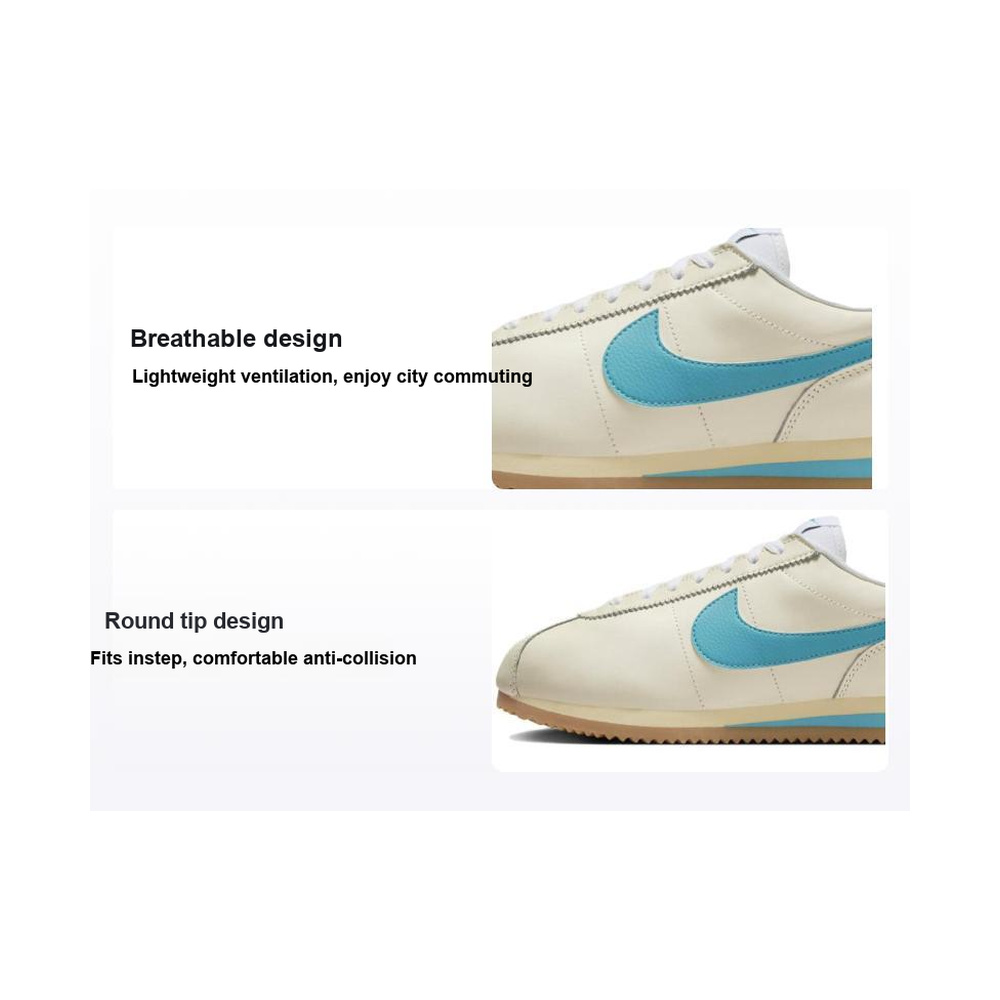 Nike Cortez 'Medium Ash / Cave Stone / Racer Blue / Medium Ash' Женские