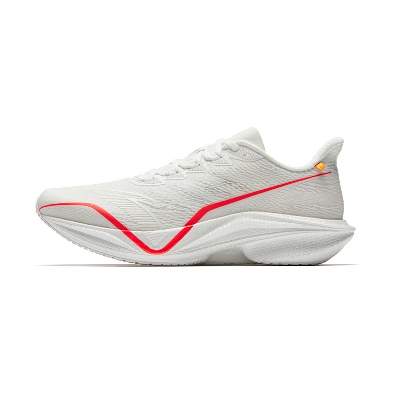Hoka Mach 'White / Neon Bright Dark Red' Мужские