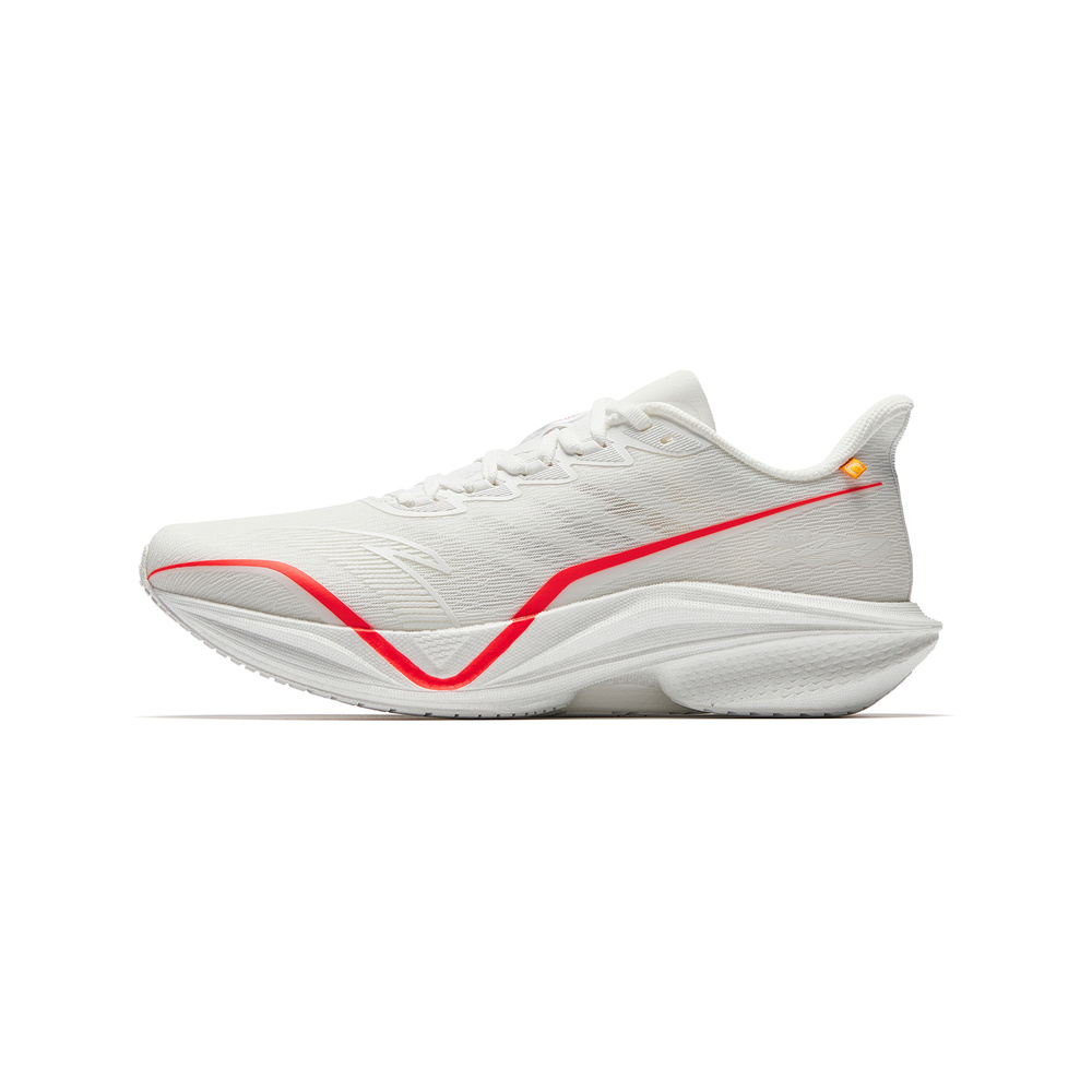 Hoka Mach 'White / Neon Bright Dark Red' Мужские