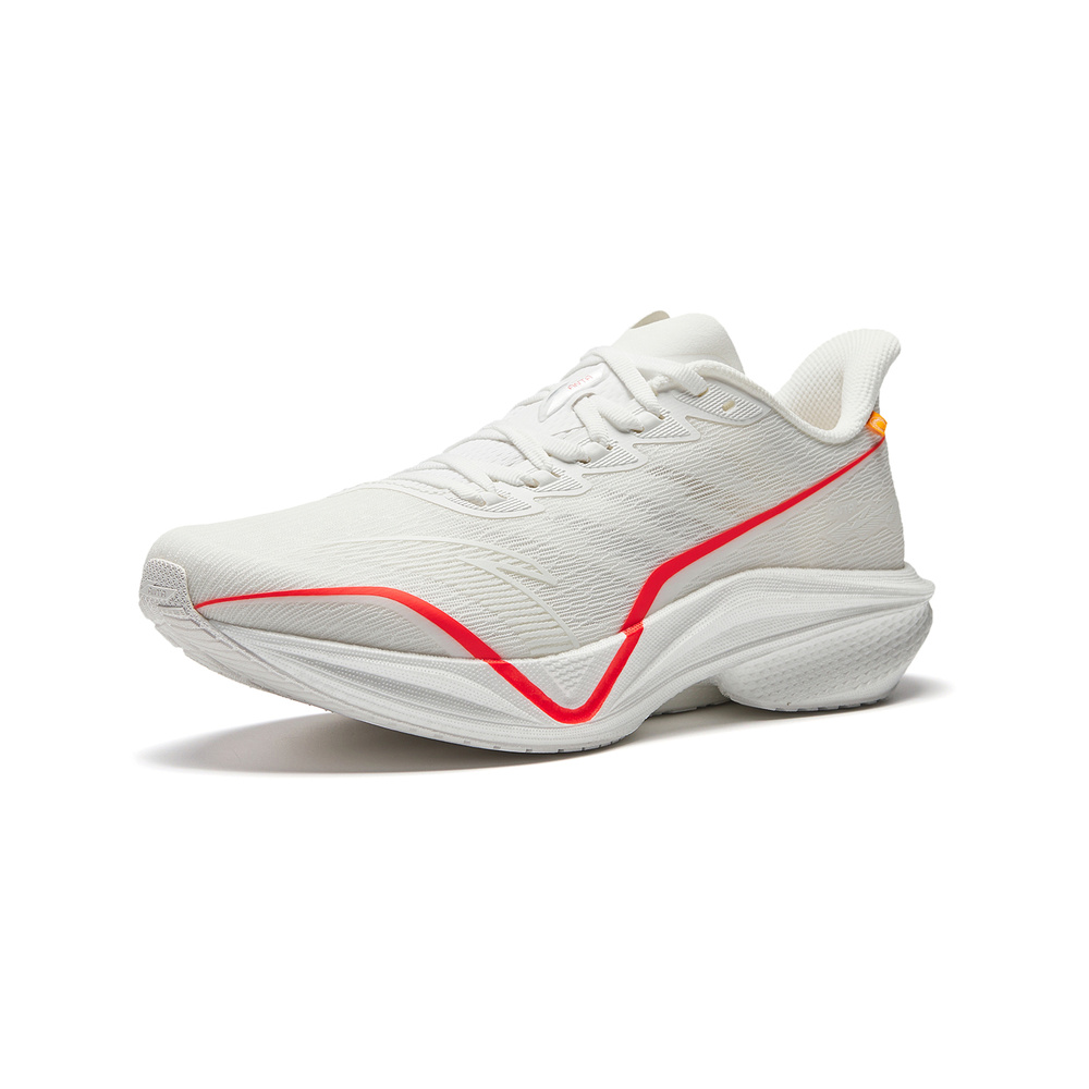 Hoka Mach 'White / Neon Bright Dark Red' Мужские