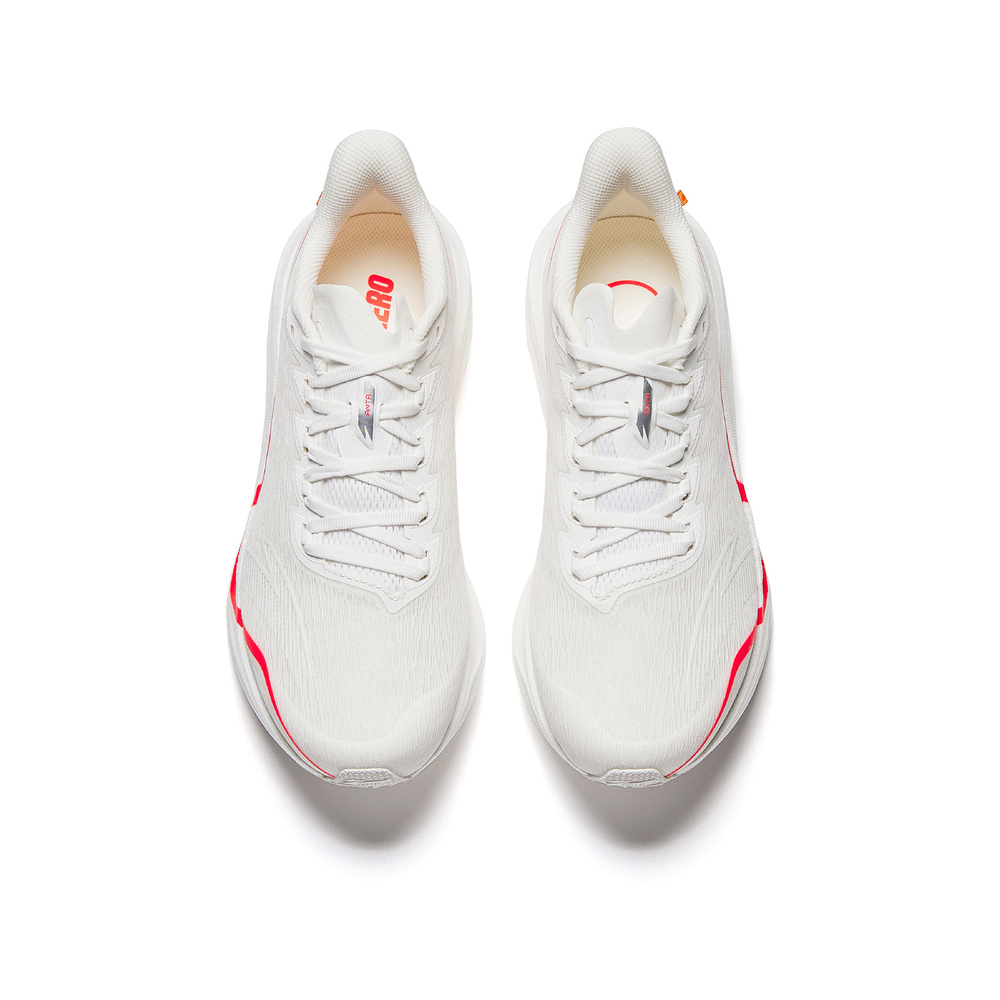 Hoka Mach 'White / Neon Bright Dark Red' Мужские