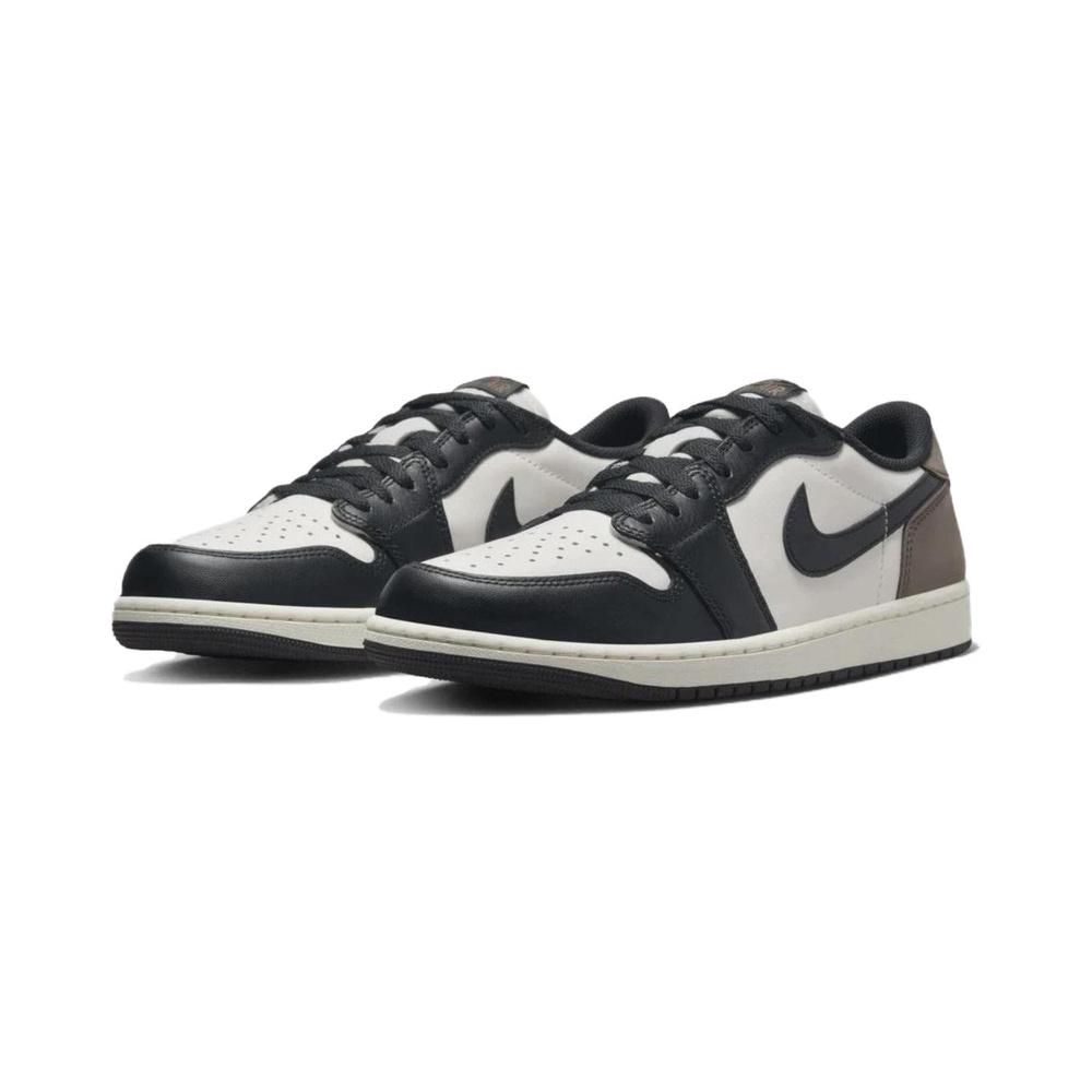 Air Jordan 1 Low 'White / Photon Dust / Metallic Silver / Black' Мужские