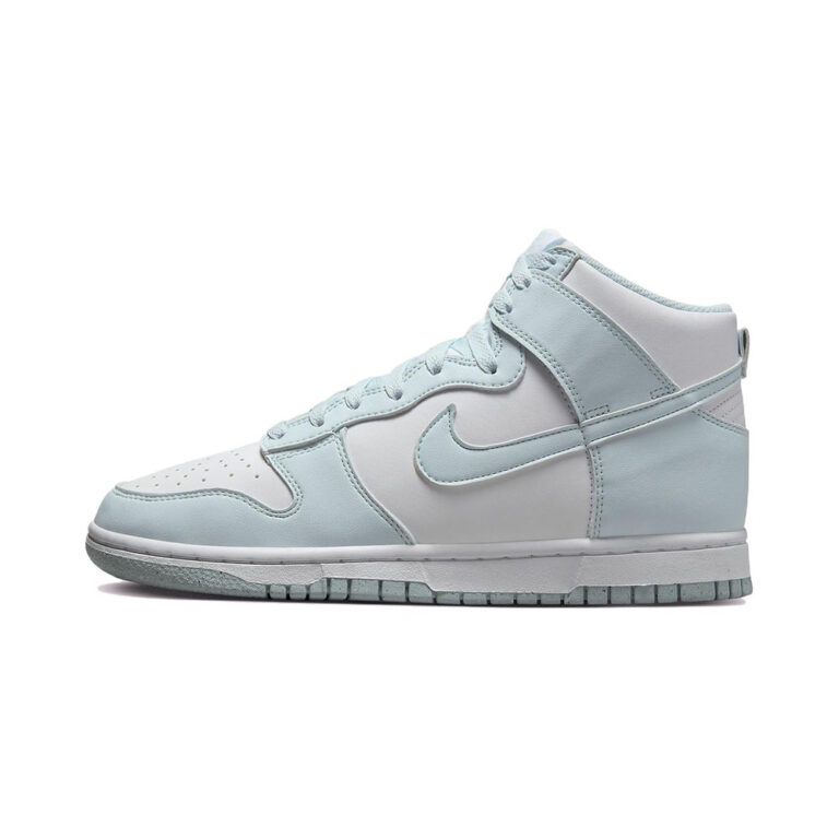 Nike Dunk High 'White / Smoke Grey / Black / Metallic Silver' Женские