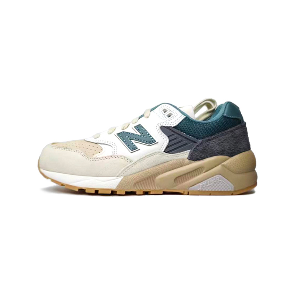 Beige / White / Dark Grey / Green