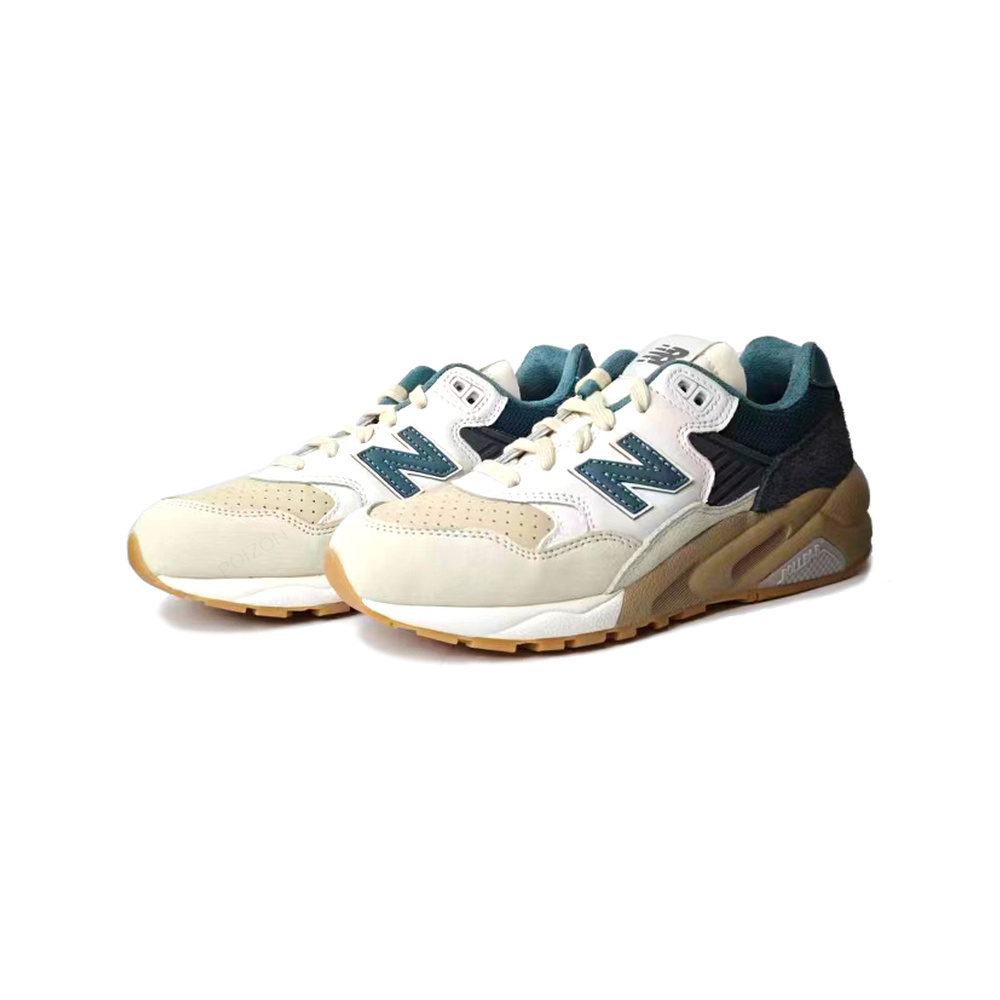 New Balance 580 'Beige / White / Dark Grey / Green' Мужские