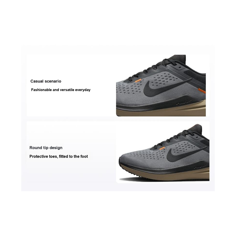 Nike Winflo 'Dark Grey Heather / Light Smoke Grey / White' Мужские