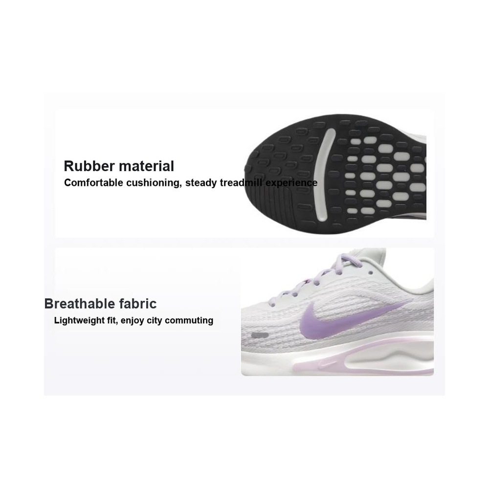 Nike Journey Run 'White / Metallic Silver / Photon Dust' Женские
