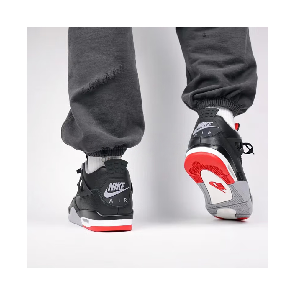 Air Jordan 4 'Metallic Silver / Black' Унисекс