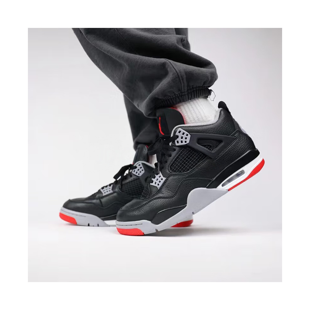 Air Jordan 4 'Metallic Silver / Black' Унисекс