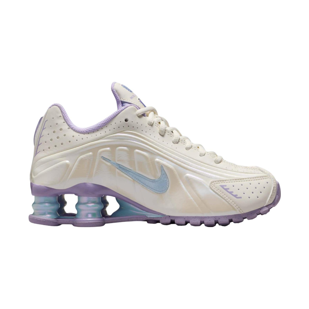 Nike Shox R4 'Black / Sail / Gum Light Brown / Blue Hero' Унисекс