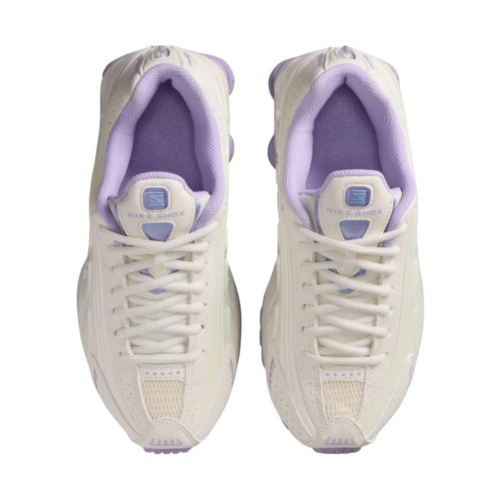 Nike Shox R4 'Black / Sail / Gum Light Brown / Blue Hero' Унисекс