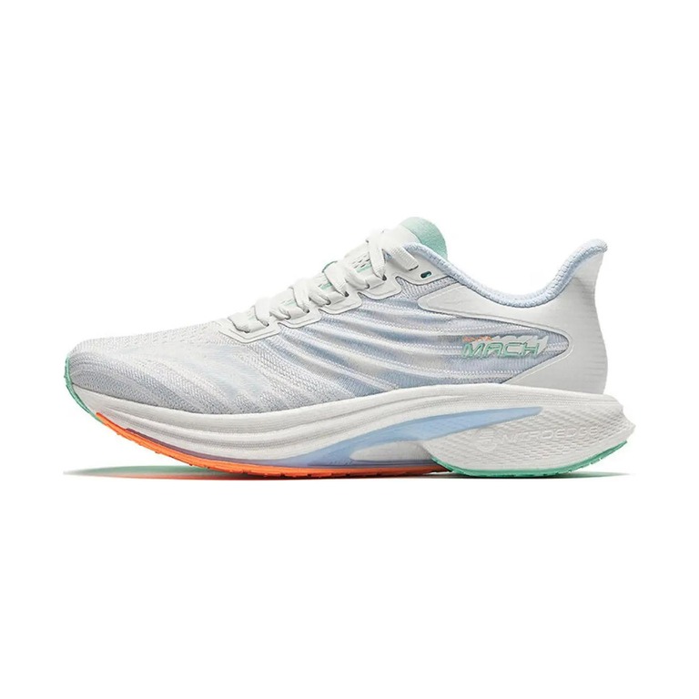 Hoka Mach 'White / Aqua Blue / White Green' Женские