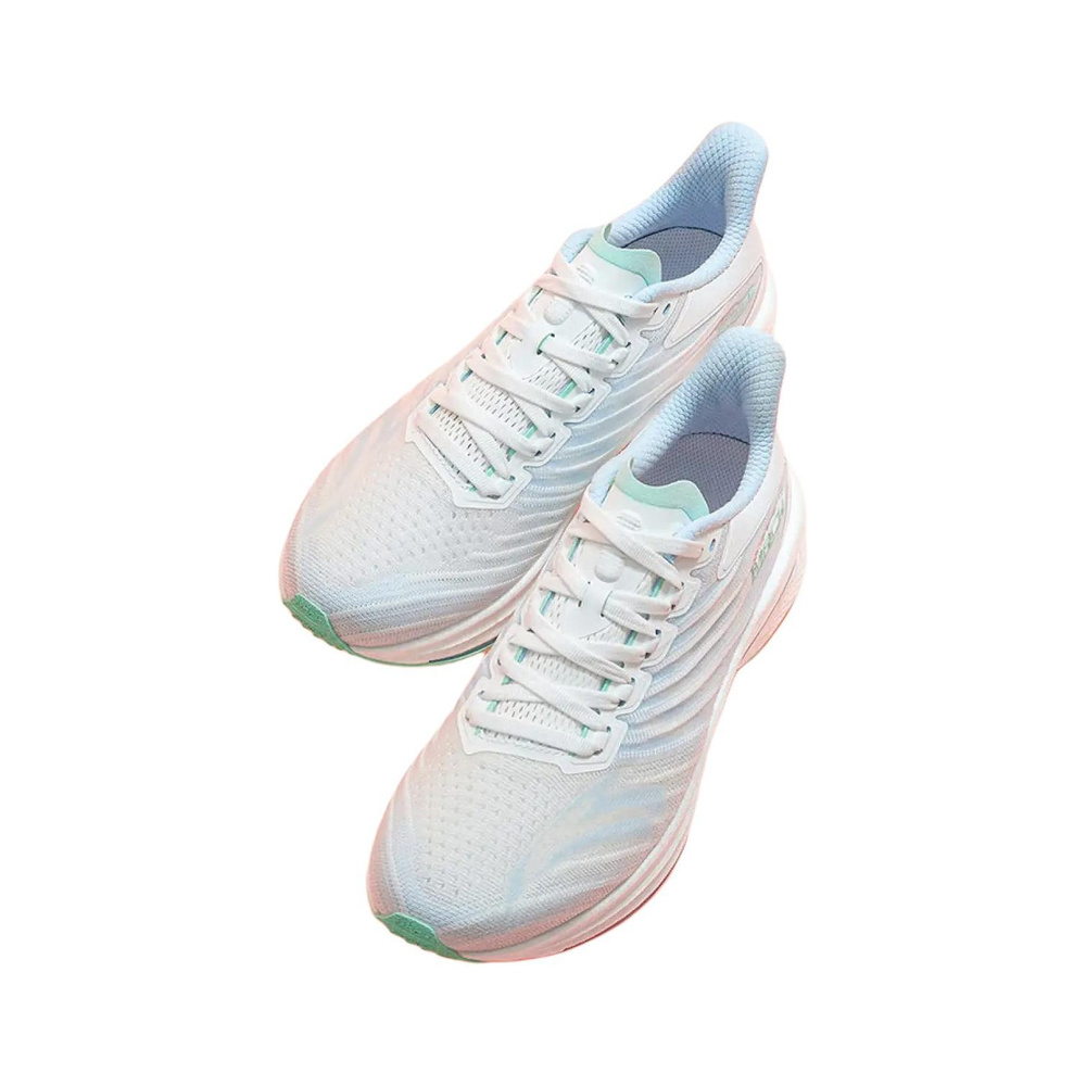 Hoka Mach 'White / Aqua Blue / White Green' Женские
